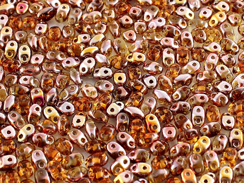 MiniDuo Beads, Topaz Capri Gold, MSD1006-27101, 8 grams