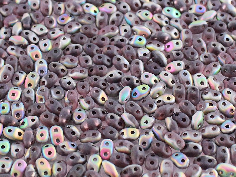 MiniDuo Beads, Matte Amethyst Vitrail, MSD2006-28171, 8 grams