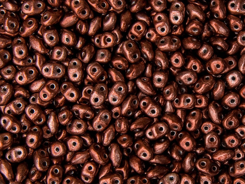 MiniDuo Beads, Metalust Burnt Copper, MSD2398-24201, 8 grams