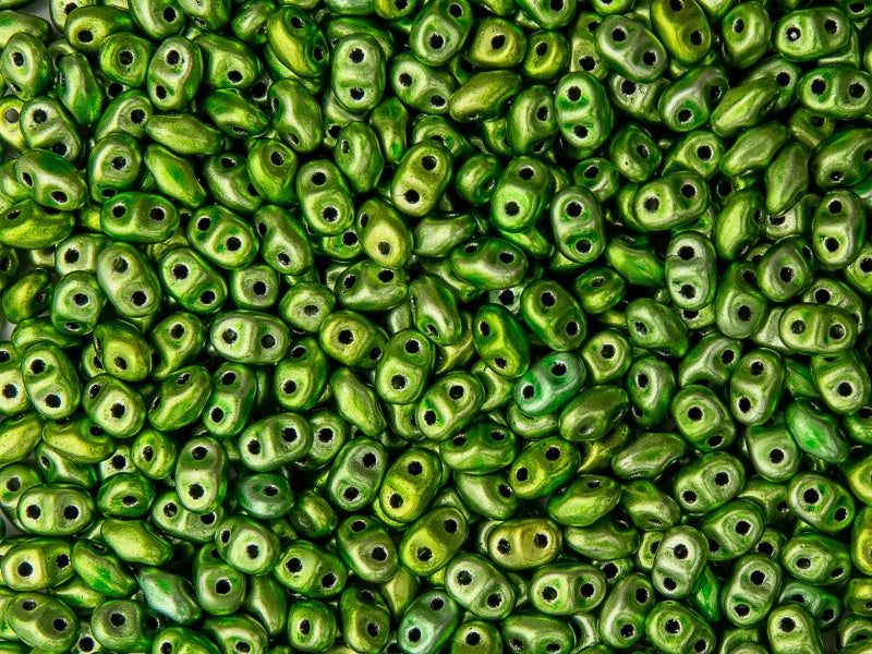 MiniDuo Beads, Metalust Apple Green, MSD2398-24205, 8 grams