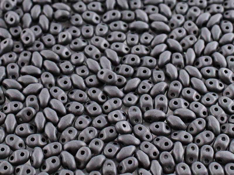 MiniDuo Beads, Jet Matte, MSD2398-84110, 8 grams