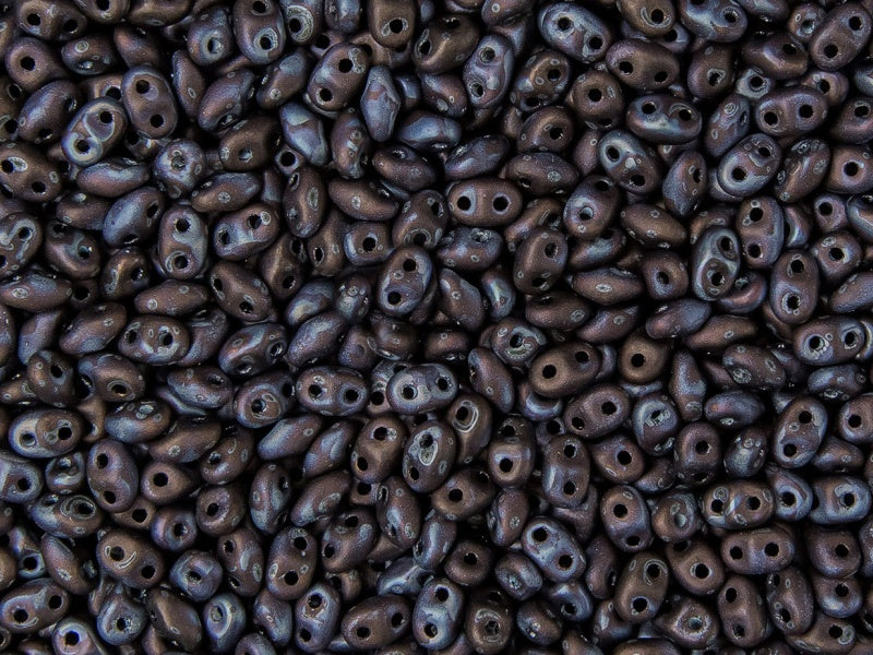 MiniDuo Beads, Nebula Jet Matt, MSD2398-85001, 8 grams