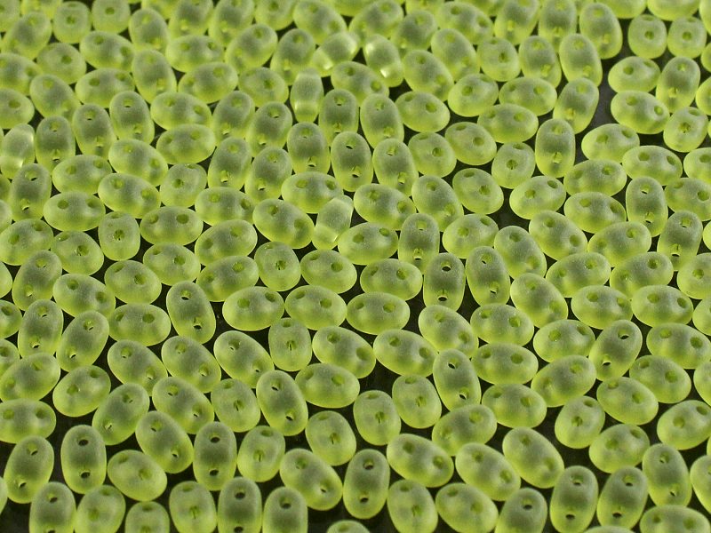 MiniDuo Beads, Matte Olivine, MSD5023-84110, 8 grams