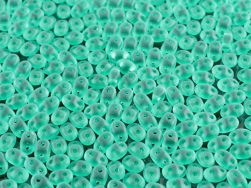 MiniDuo Beads, Emerald Matte, MSD5072-84110, 8 grams