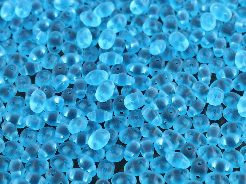 MiniDuo Beads, Aqua Matte, MSD6002-84110, 8 grams