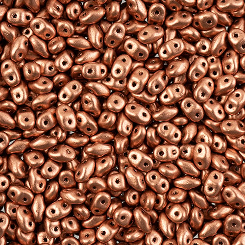 MiniDuo Beads, Crystal Vintage Copper, MSD0003-01770, 8 grams
