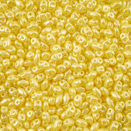 MiniDuo Beads, Pearl Shine Amber, MSD0201-24002, 8 grams