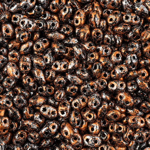 MiniDuo Beads, Tweedy Copper, MSD2398-45703, 8 grams