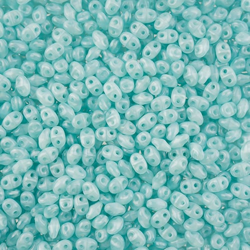 MiniDuo Beads, Milky Seafoam, MSD6130, 8 grams
