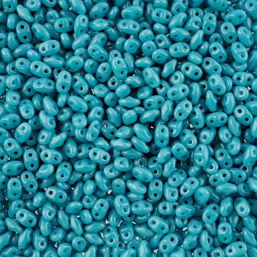 MiniDuo Beads, Sleeping Beauty Turquoise, MSD6390, 8 grams