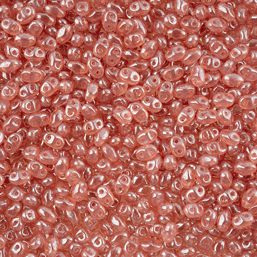 MiniDuo Beads, Opal Rose White Lstr, MSD7101-14400, 8 grams
