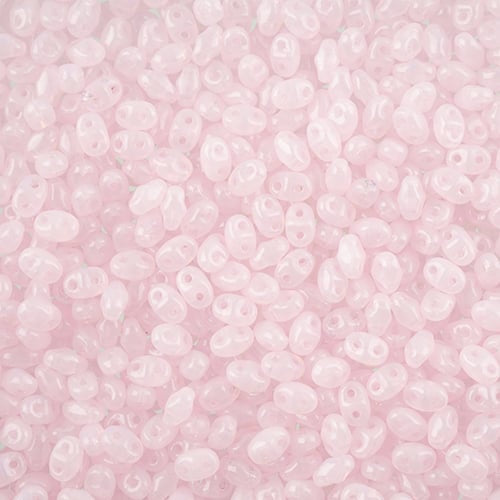 MiniDuo Beads, Light Rose Opal, MSD7120, 8 grams