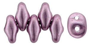 Superduo, Sueded Gold Orchid, 2-Hole Czech Glass Bead, 8 grams