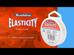 Elasticity Stretch Cord, 0.5 mm / .020 in, Clear, 5 meter