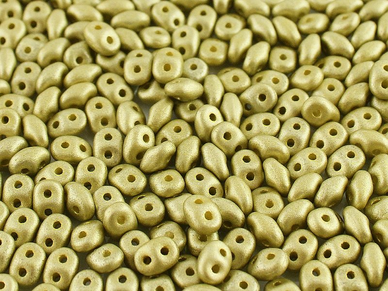 Superduo, Satin Metallic Chartreuse, SD29482, 8 grams