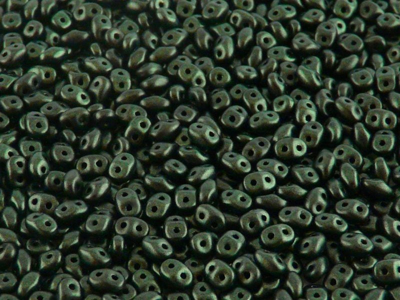 Superduo, Metallic Suede Dark Forest, SD2398-79052, 8 grams