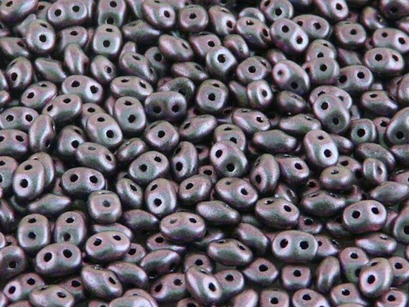 Superduo, Polychrome Orchid Aqua, SD2398-94102, 8 grams