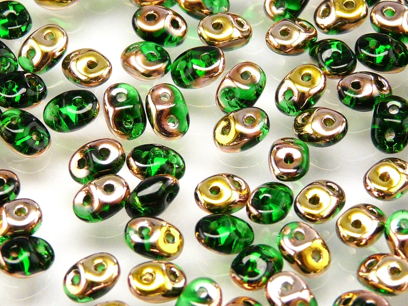 Superduo, Chrysolite Capri Gold, SD5005-27101, 8 grams