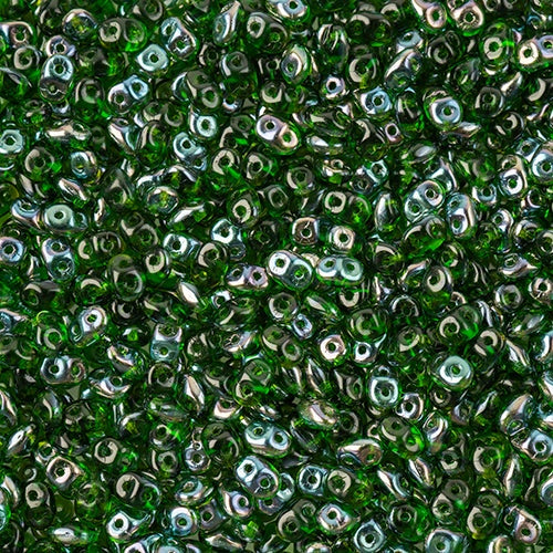 Superduo, Chrysolite Celsian, SD5005-22501, 8 grams