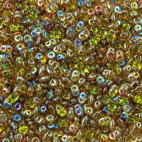 Superduo, Olivine Brown Rainbow, SD5023-98532, 8 grams