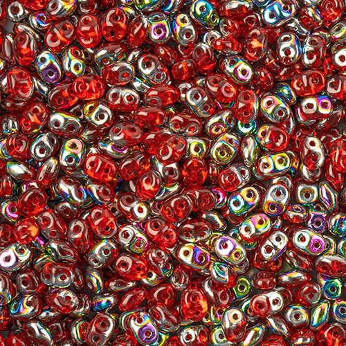 Superduo, Ruby Vitrail, SD9008-28101, 8 grams