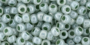Toho 6/0 Round Japanese Seed Bead, #915, Ceylon Dark Seafoam, 20 grams