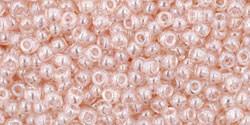 Toho 11/0 Round Japanese Seed Bead, TR11-106, Transparent Luster Rosaline