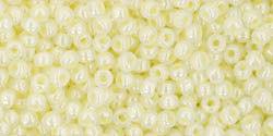 Toho 11/0 Round Japanese Seed Bead, TR11-142, Ceylon Banana Cream