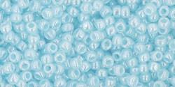 Toho 11/0 Round Japanese Seed Bead, TR11-143, Ceylon Aqua