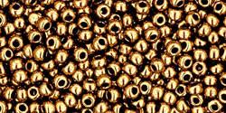 Toho 11/0 Round Japanese Seed Bead, TR11-221, Bronze