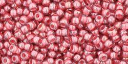 Toho 11/0 Round Japanese Seed Bead, TR11-291, Inside Color Mauve/Rose