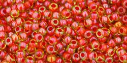 Toho 11/0 Round Japanese Seed Bead, TR11-303, Inside Color Jonquil/Hyacinth Lined
