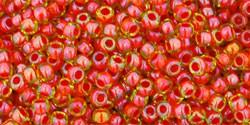 Toho 11/0 Round Japanese Seed Bead, TR11-303, Inside Color Jonquil/Hyacinth Lined