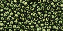 Toho 11/0 Round Japanese Seed Bead, TR11-333, Gold Luster Fern, 13 grams