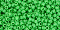 Toho 11/0 Round Japanese Seed Bead, TR11-47, Opaque Mint Green, 13 grams
