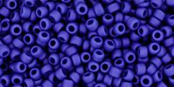 Toho 11/0 Round Japanese Seed Bead, TR11-48F, Opaque Frost Navy Blue