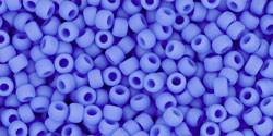 Toho 11/0 Round Japanese Seed Bead, TR11-48LF, Matte Opaque Periwinkle