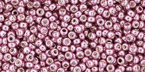 Toho 11/0 Round Japanese Seed Bead, TR11-553, Galvanized Pink