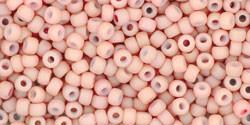 Toho 11/0 Round Japanese Seed Bead, TR11-764, Opaque Pastel Frost Shrimp, 13 grams