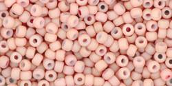 Toho 11/0 Round Japanese Seed Bead, TR11-764, Opaque Pastel Frost Shrimp