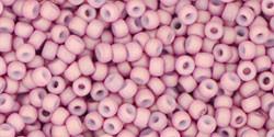 Toho 11/0 Round Japanese Seed Bead, TR11-765, Opaque Pastel Frost Plumeria