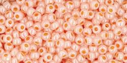 Toho 11/0 Round Japanese Seed Bead, TR11-904, Ceylon Apricot