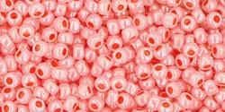 Toho 11/0 Round Japanese Seed Bead, TR11-905, Ceylon Peach Blush