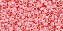 Toho 11/0 Round Japanese Seed Bead, TR11-906, Ceylon Tomato Soup