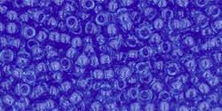 Toho 11/0 Round Japanese Seed Bead, TR11-942, Transparent Sapphire