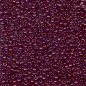 Miyuki 11 Round Seed Bead, 11-134, Transparent Dark Topaz, 13 grams