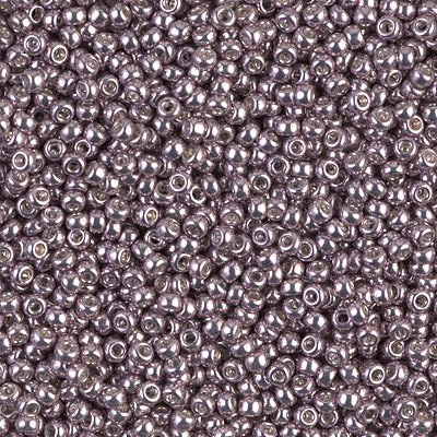 Miyuki 11 Round Seed Bead, 11-1062D, Galvanized Dusty Mauve, 13 grams