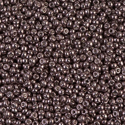 Miyuki 11 Round Seed Bead, 11-1088, Galvanized Smoky Mauve, 13 grams