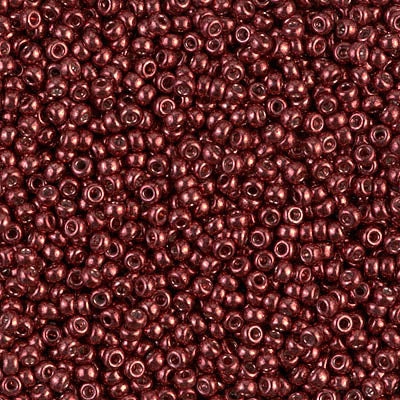 Miyuki 11 Round Seed Bead, 11-1089, Galvanized Wine, 13 grams