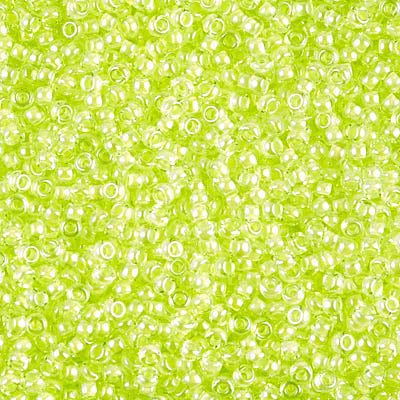 Miyuki 11 Round Seed Bead, 11-1119, Luminous Lime Aid, 13 grams